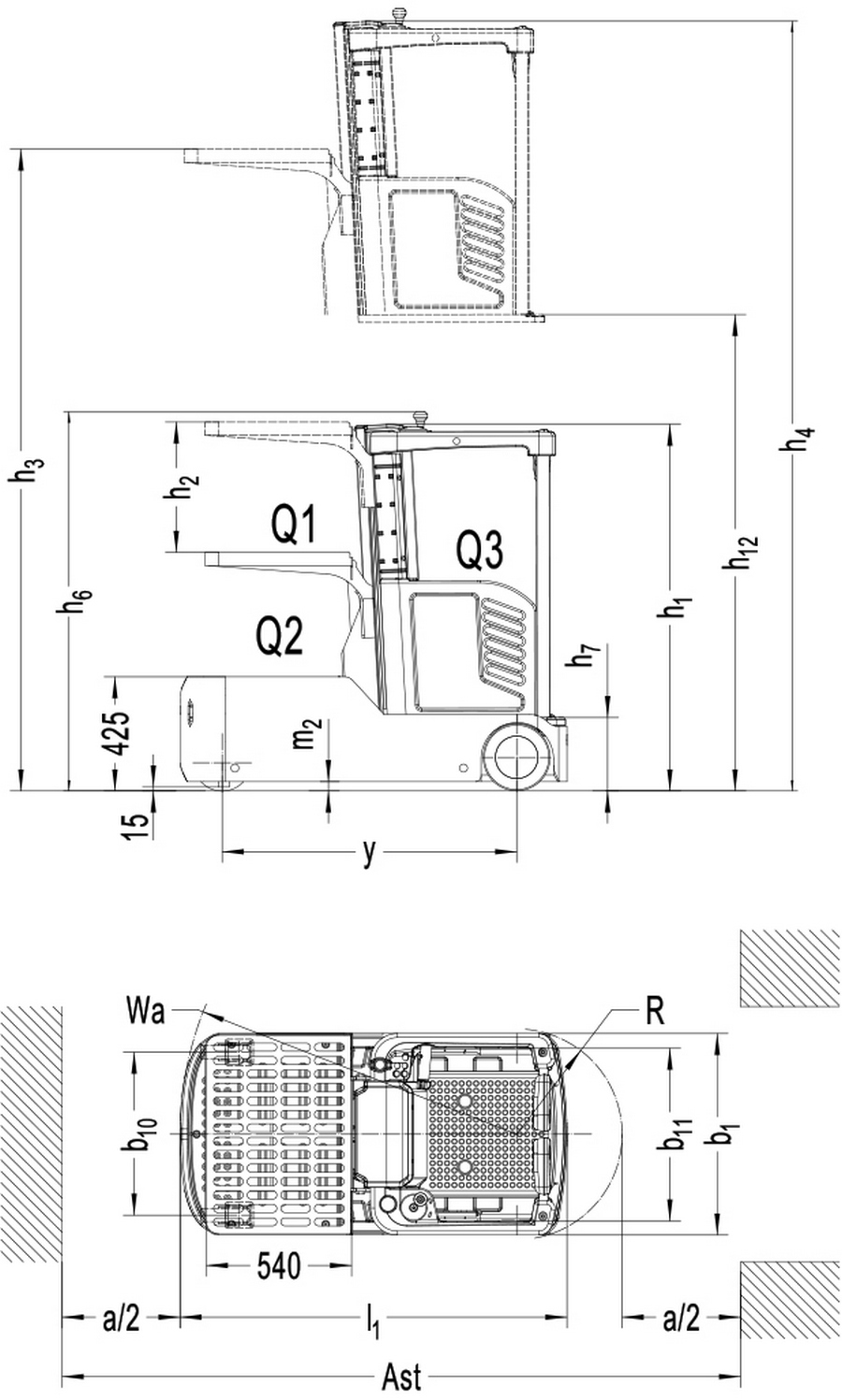 高空取料機(jī),電動揀選車